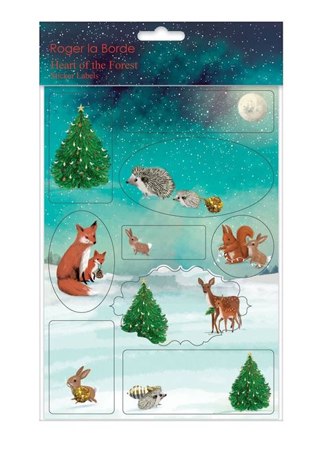 Roger la Borde Christmas Stickers