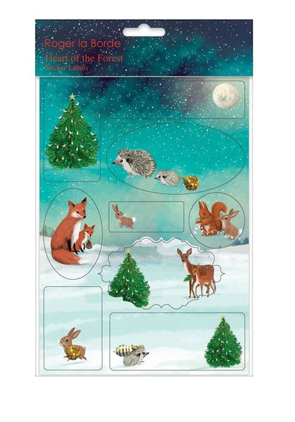 Roger la Borde Christmas Stickers