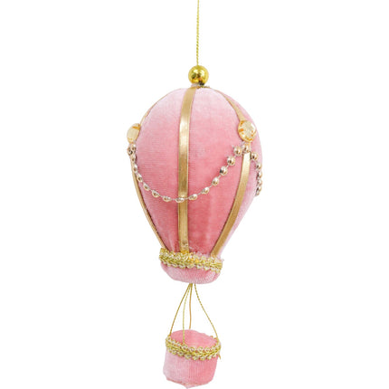 Pink Velvet Hot Air Balloon Hanging