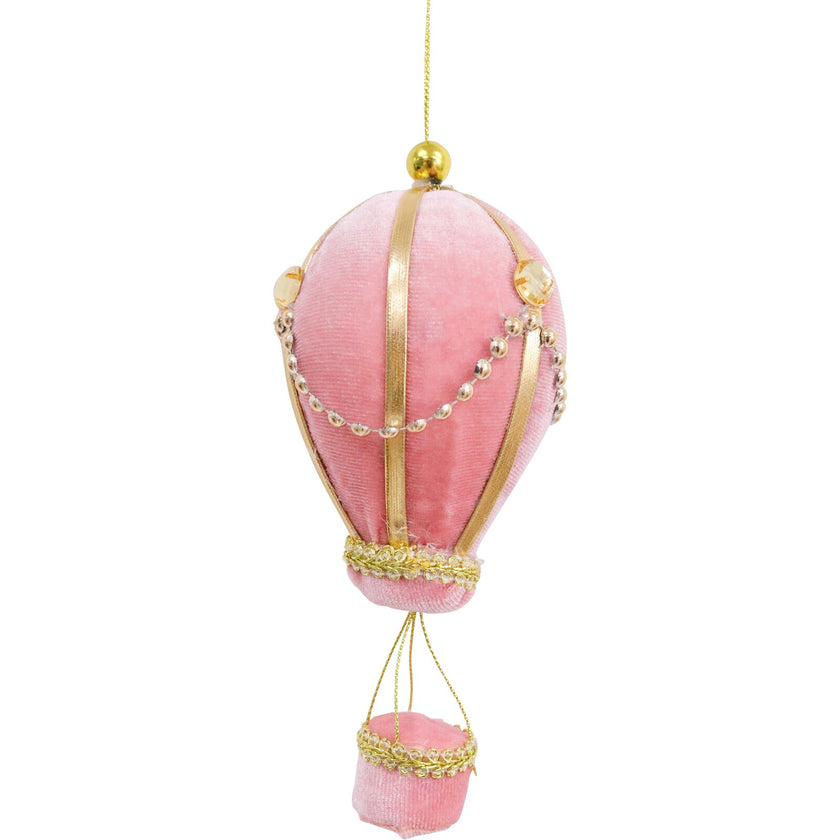 Pink Velvet Hot Air Balloon Hanging