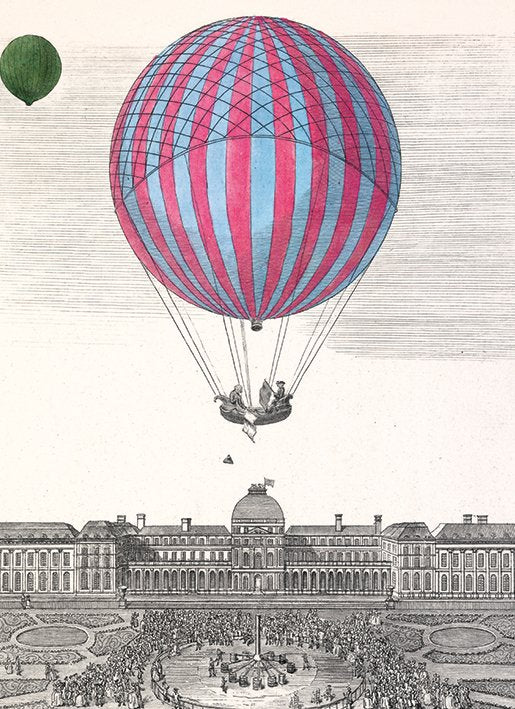 The First Ascent - Hot Air Balloon Greeting Card