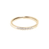 Crystal Ring, 14k Gold Plated Steel-Various sizes