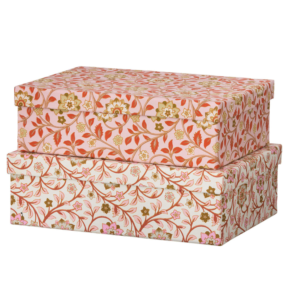 Recycled Cotton Storage Box Roja Rose