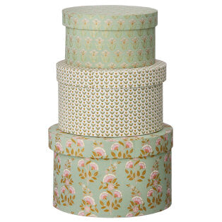 Recycled Cotton Round Box-Calla Sage by Bungalow