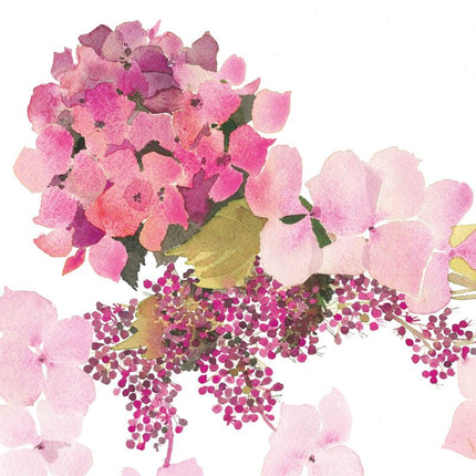 Pink Hydrangea Card
