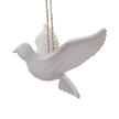 White Dove – Tail Down Christmas Decoration