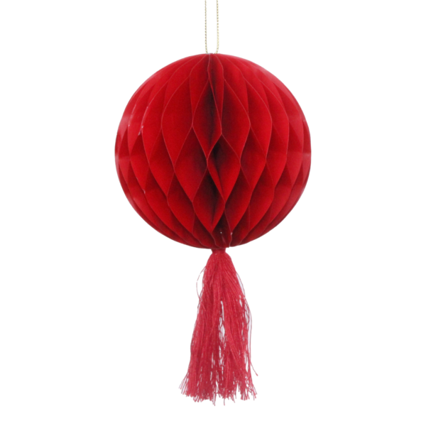 Red Paper Bauble