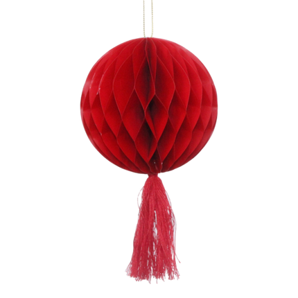 Red Paper Bauble