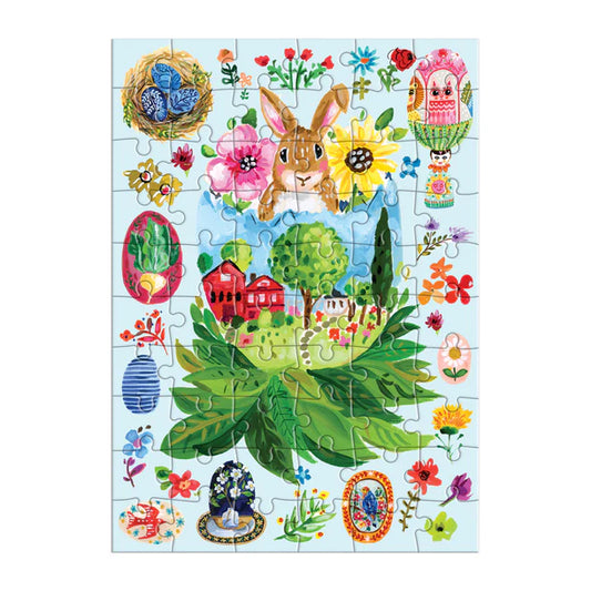 Greeting Card Puzzle -Easter Eggs