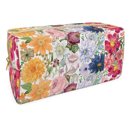 Punch Studio - Floral Stripe Cosmetic Bag