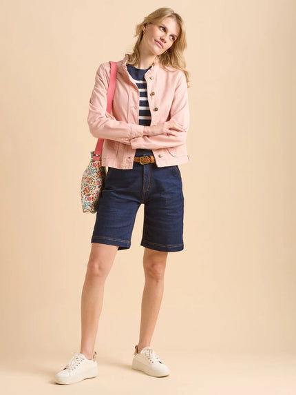 Brakeburn Frill Neck Denim Jacket