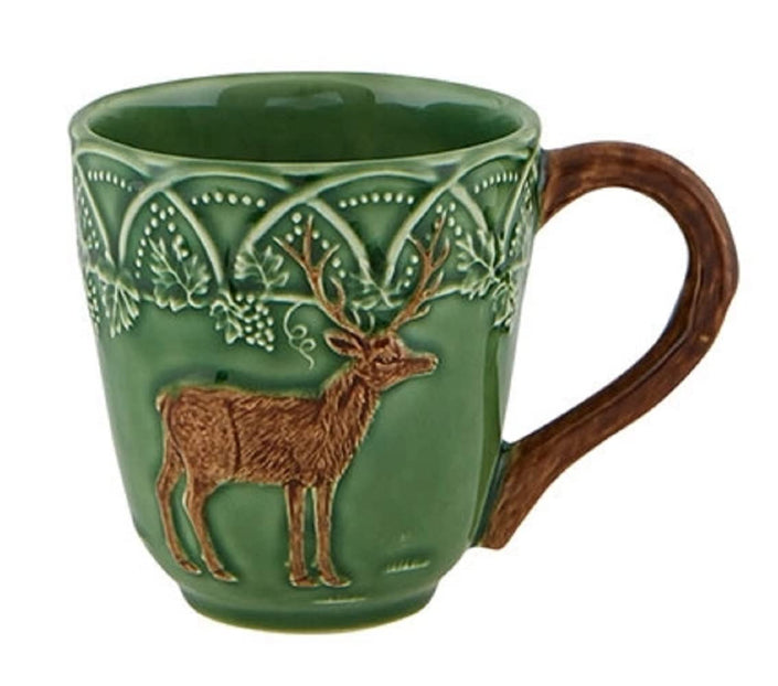 Bordallo Pinheiro Hunting Deer Mug