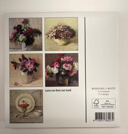 Bekking & Blitz  Kleurrijke Bloemen - Lucie van Dam van Isselt - Wallet or Single