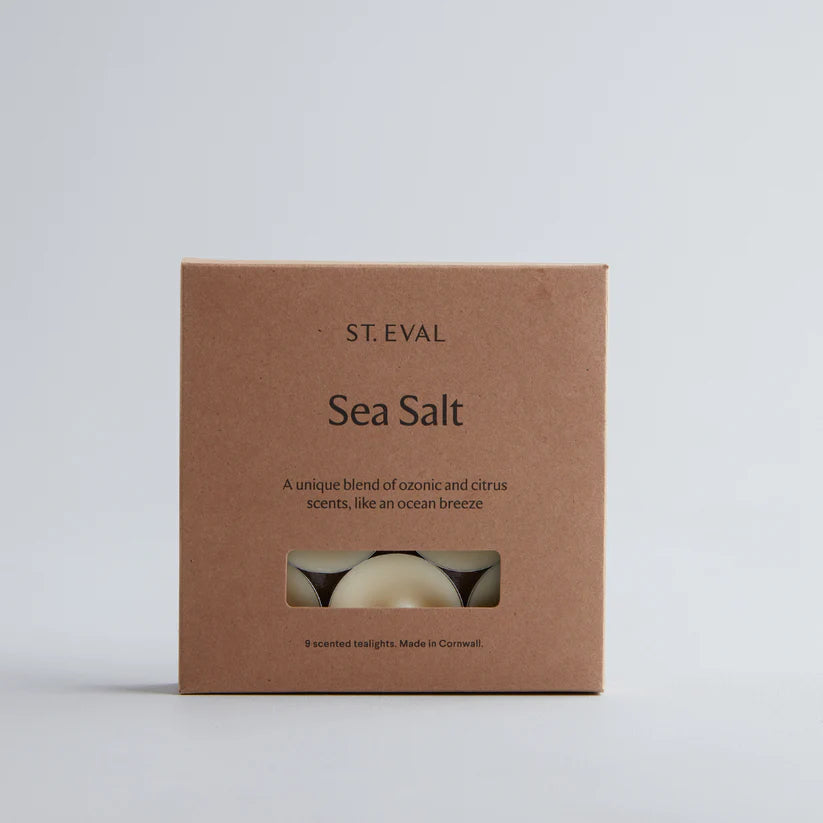 St. Eval Tealight Candles Sea Salt Box of 9