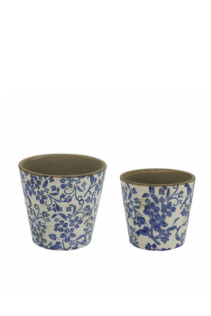 Peng Planters, Blue and White 2 sizes available