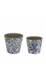 Peng Planters, Blue and White 2 sizes available