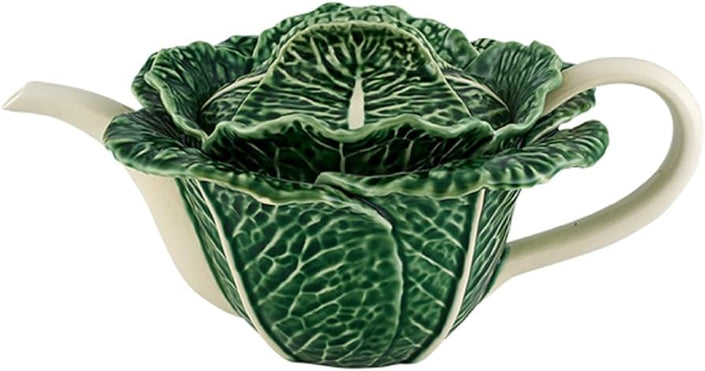 Bordallo Pinheiro Natural Teapot - classic ceramic teapot made in Portugal, available in NZ