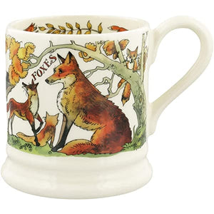 Emma Bridgewater - In the Woods Foxes and Jay 1/2 Pint Mug