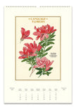 Cavallini 2026 Wall Calendar - Language of Flowers