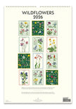 Cavallini 2026 Wall Calendar - Wildflowers