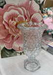 Ava Fluted Glass Vase - 24cm