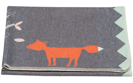 David Fussenegger Toddler Blanket - Fox