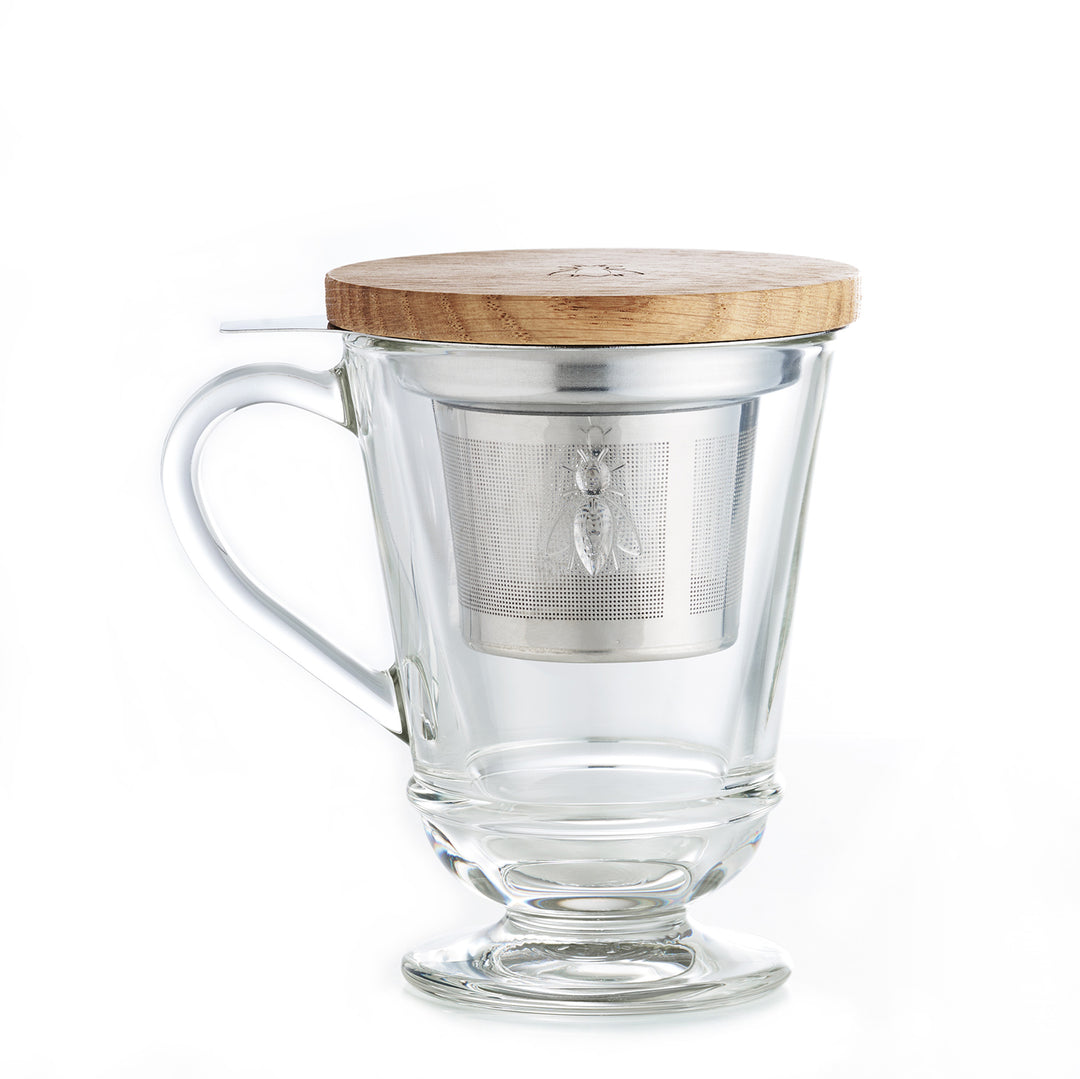 La Rochere Bee Tea Infuser Glass Mug