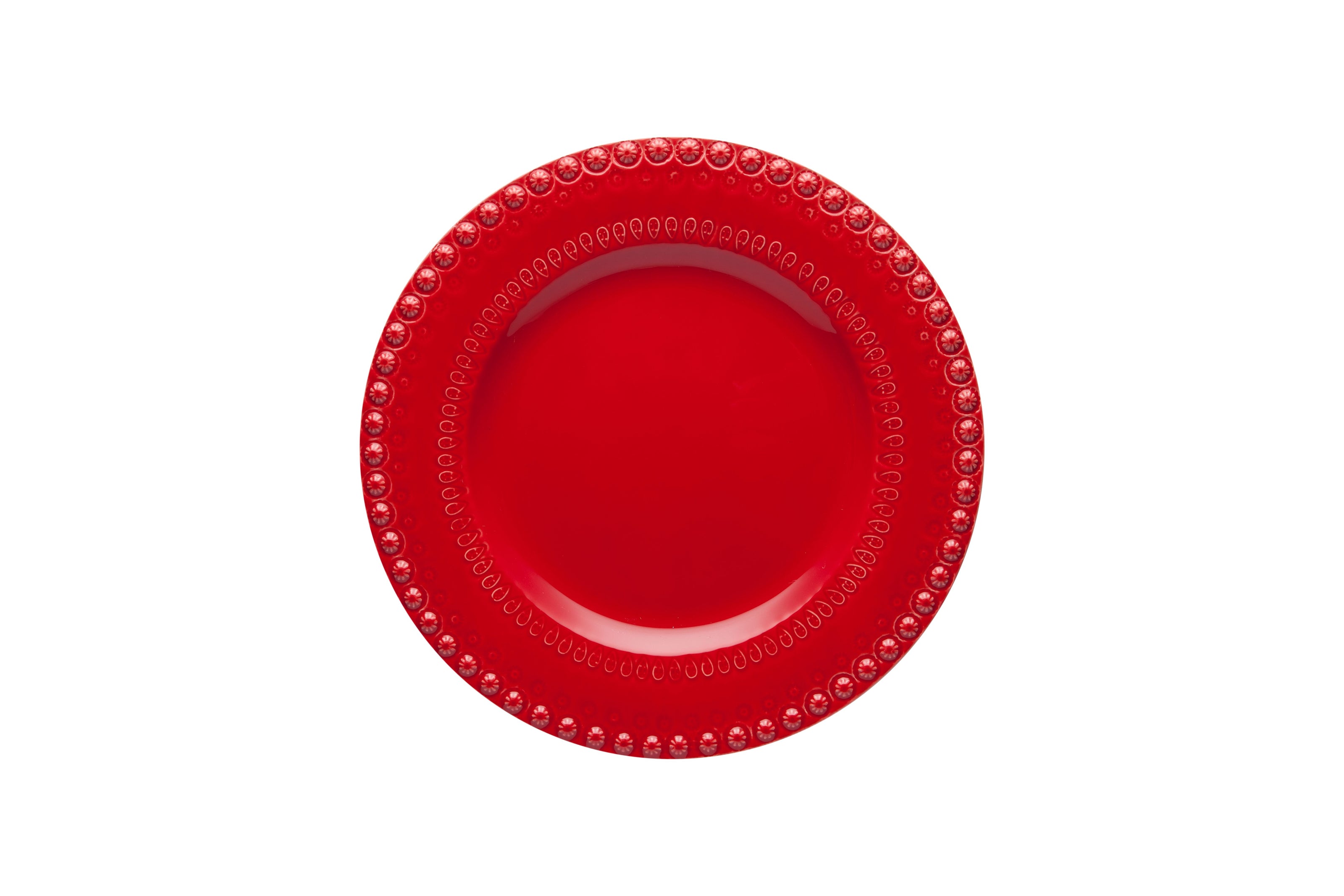 Bordallo Pinheiro Fantasy Red Dinner Plate
