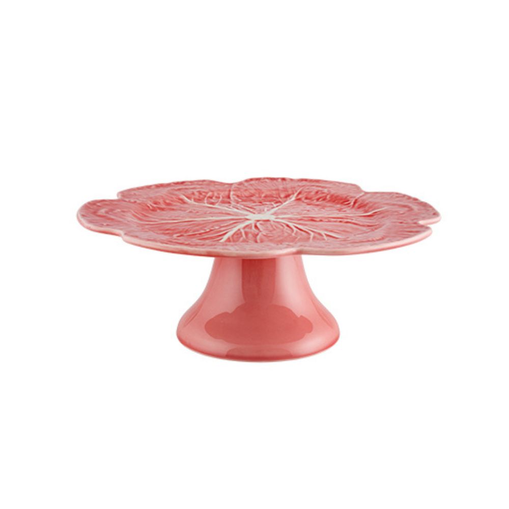 Cabbage Rose Cake Stand-Bordallo