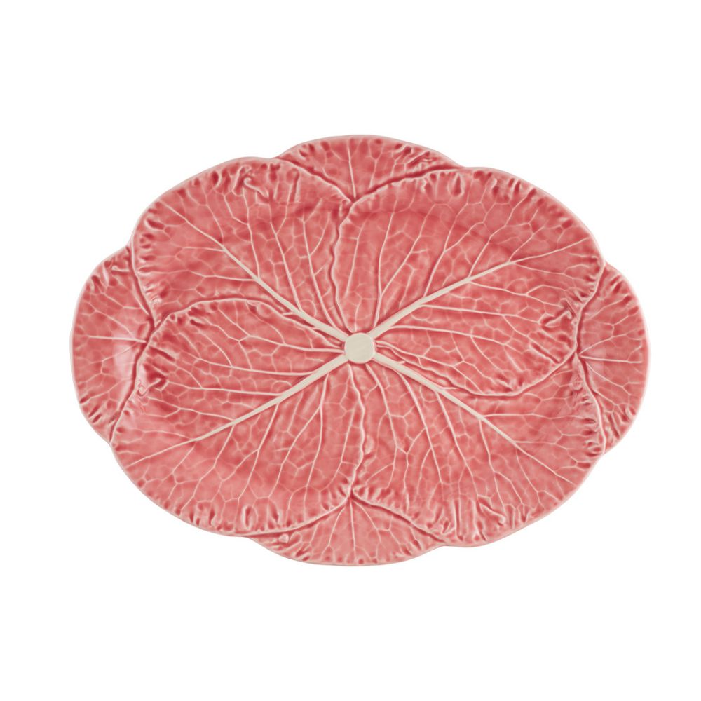 Cabbage Rose Oval Platter 43cm-Bordallo