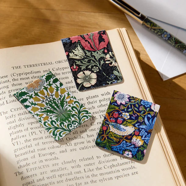 Magnetic Bookmark Set - William Morris