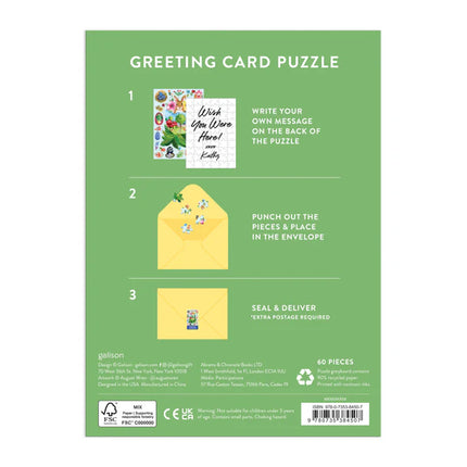 Greeting Card Puzzle -Easter Eggs