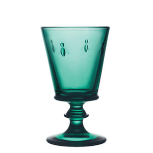La Rochere Bee Emerald Green Wine Glass