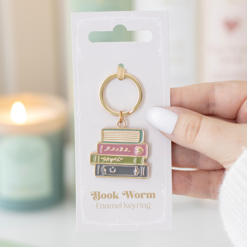 Book Worm Keyring