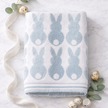 Bunny Guest Towel - Blue or Green