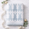 Bunny Guest Towel - Blue or Green
