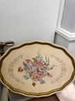 Large Vintage Floral Tray