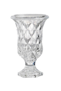 Ava Fluted Glass Vase - 24cm