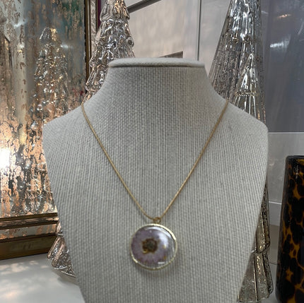 Real Flower Necklace