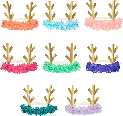 Reindeer Fringe Antler Headbands