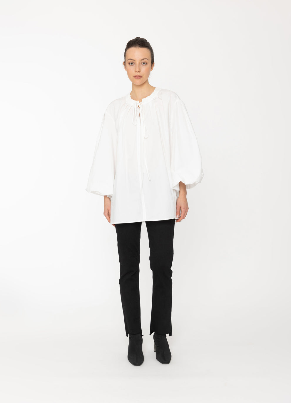 Blacklist Kamie Shirt-White