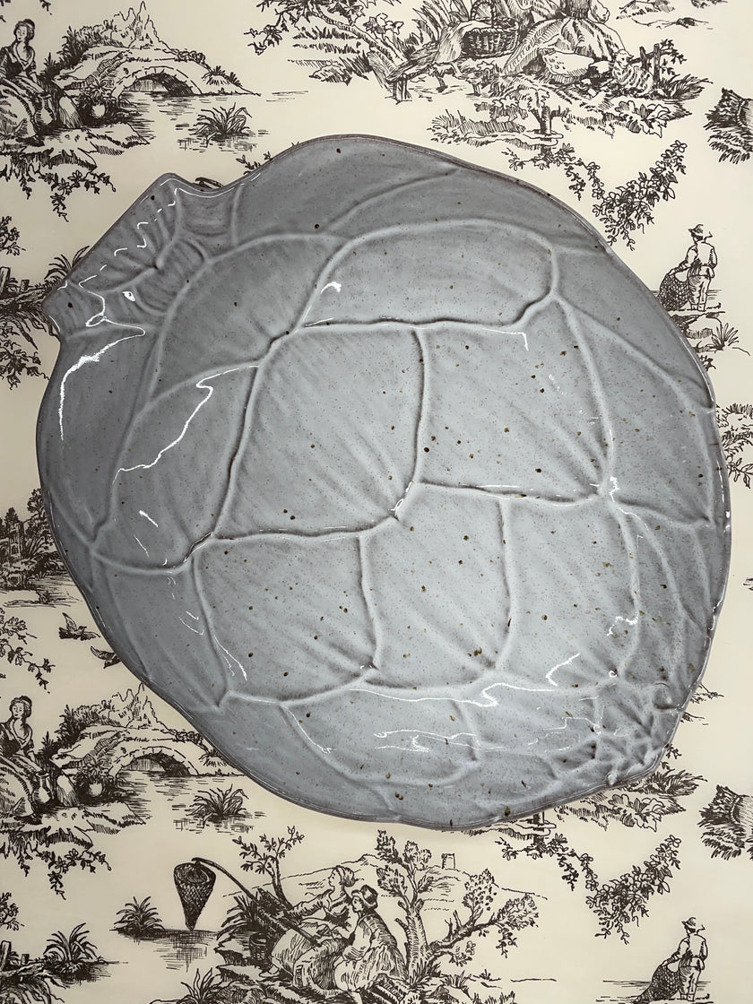 Bordallo Pinheiro Grey Artichoke Pasta Plate 28cm