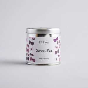 St  Eval Candle -  Tin Sweet Pea