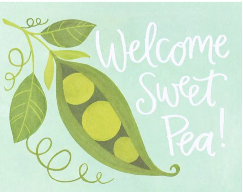Welcome Sweet Pea Cards
