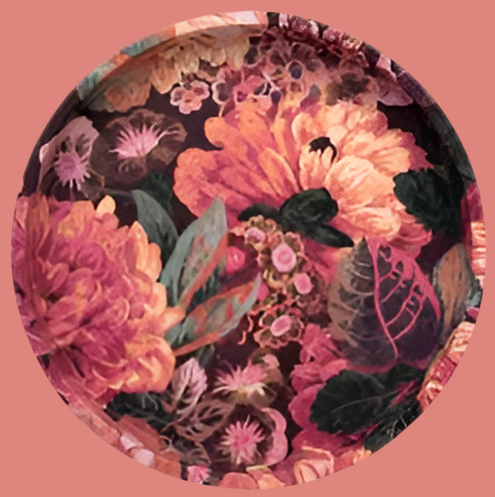 Sanderson Round Tin Tray