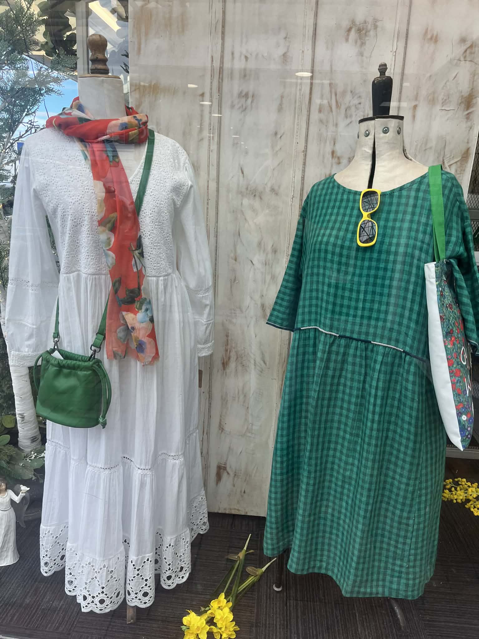 PADMA Emerald Linen Dress