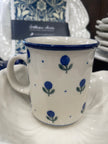 Polish Ceramics Blueberry Mug - Straight side