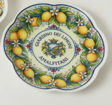 Ceramic Lemon Plate 15cm 3 assorted
