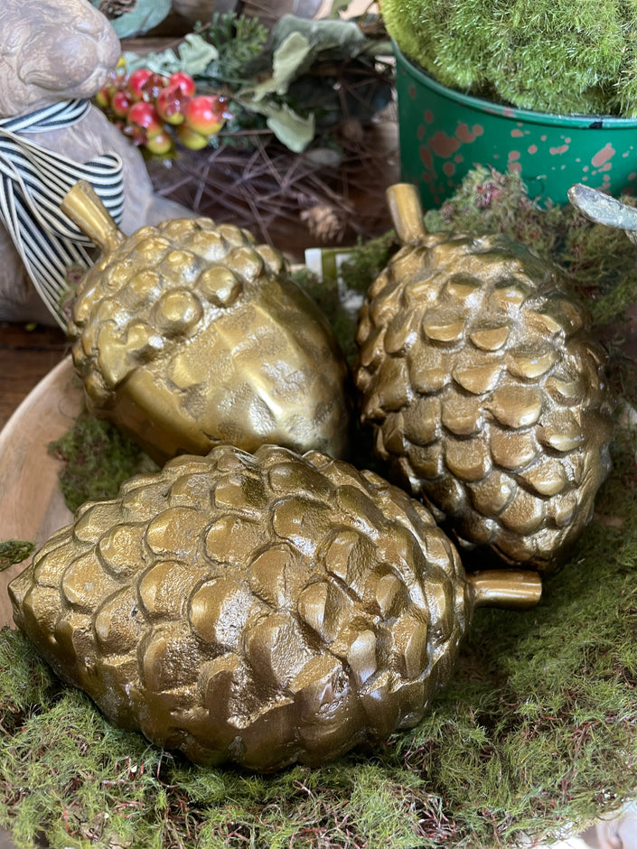 Gold Pinecone or Acorn