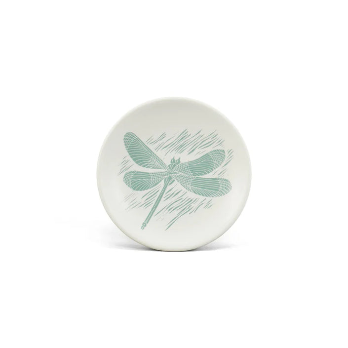 Kate Heiss Dragonfly Trinket Dish - Powder Blue